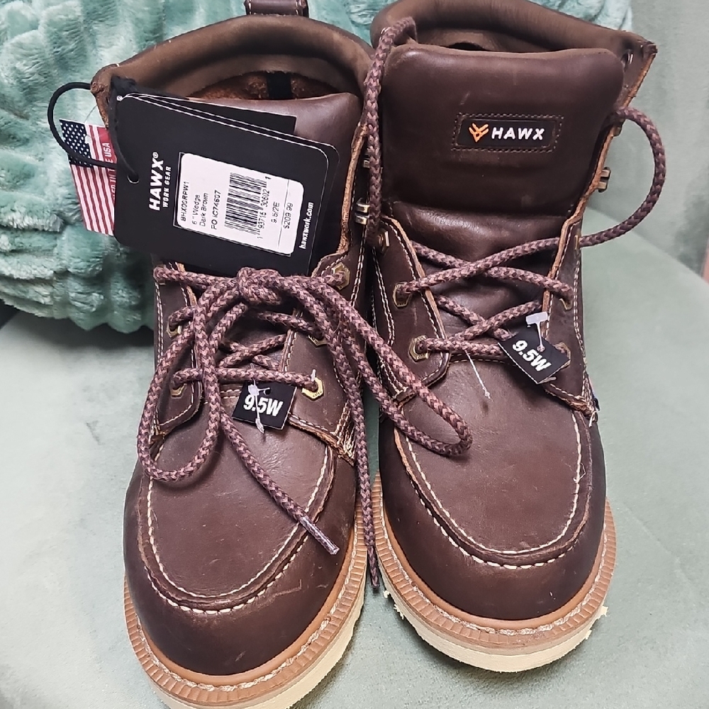 Brown Chukka Boots with Soft Leather and Moc-Toe Design